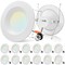Luxrite 5/6 Inch LED Recessed Can Light 5CCT 2700K-5000K 17W 1500LM Dimmable Wet Rated ETL Listed, 12PK LR23799-12PK - alternate 1